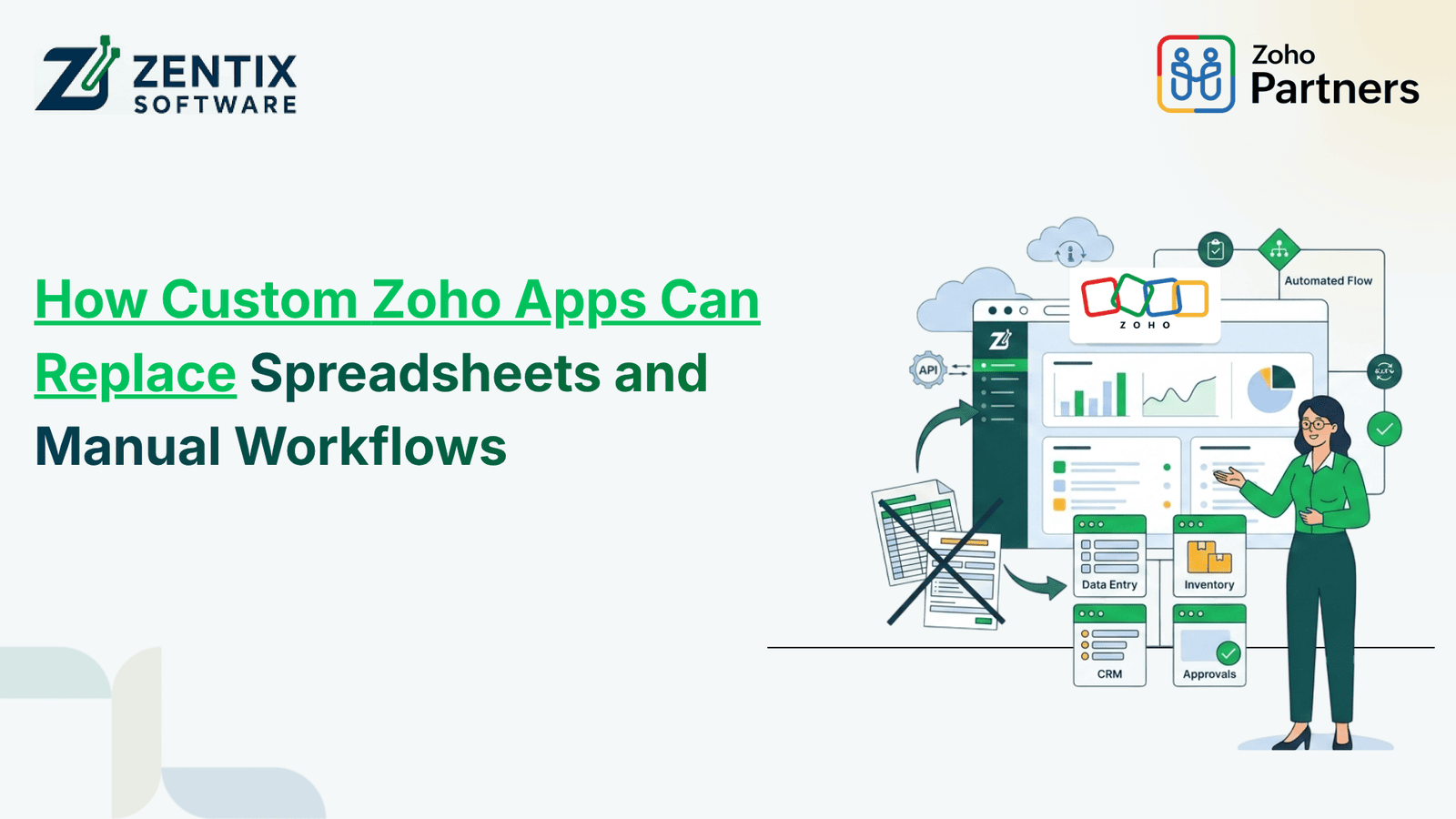 How Custom Zoho Apps Can Replace Spreadsheets and Manual Workflows